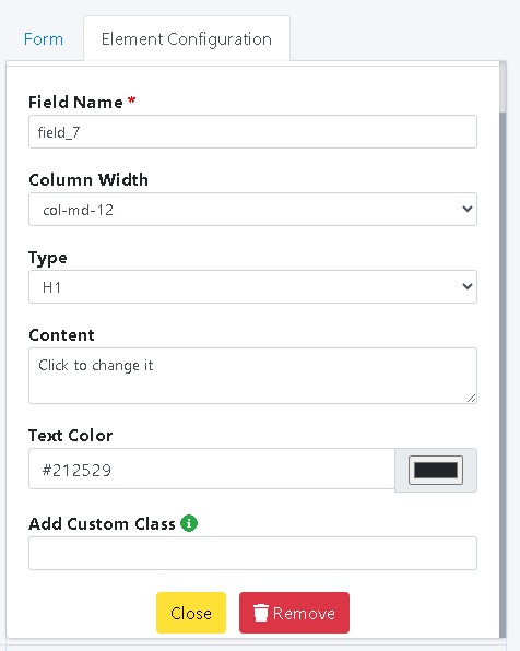 Heading Paragraph Element Image